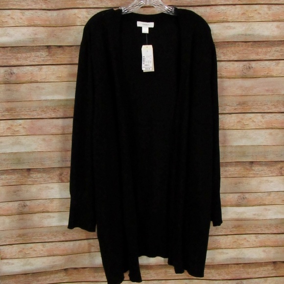 CJ Banks Plus Size Open Front Sweater 3X 24/26W - Picture 1 of 12